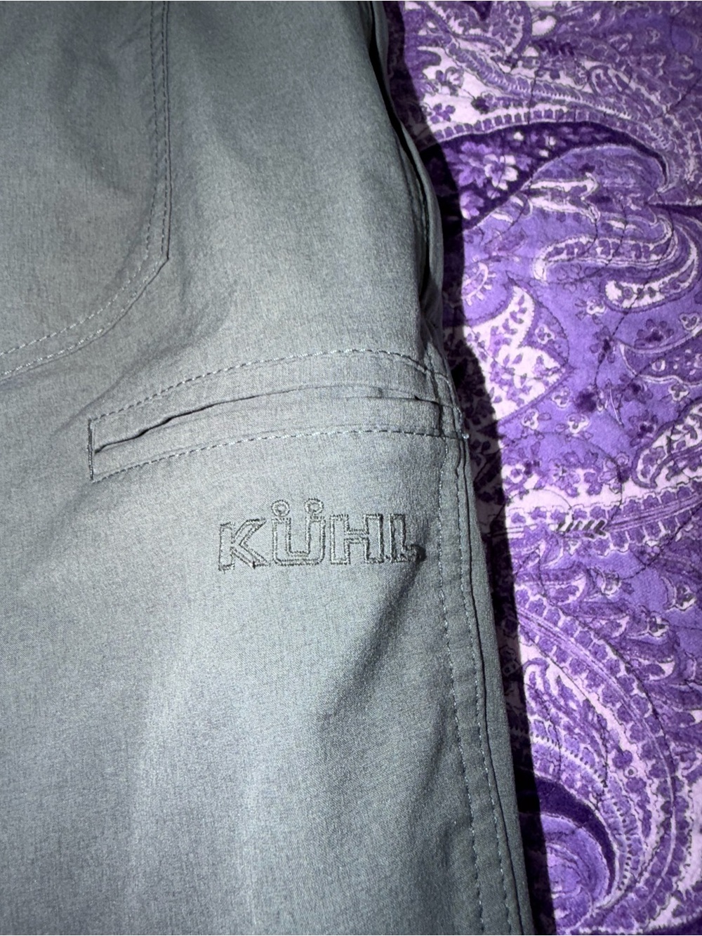 KUHL MENS FREEFLEX™ GRAY SHORTS - Picture 8 of 8
